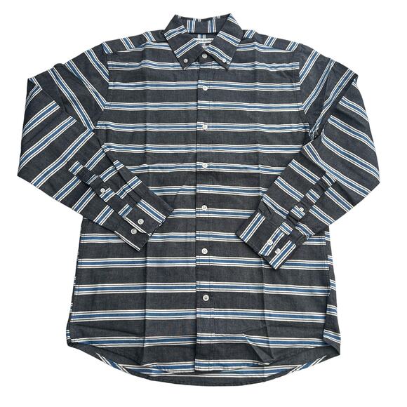 Amazon Essentials Men's Regular-Fit Long Sleeve Oxford Striped Shirt size S - Picture 1 of 11
